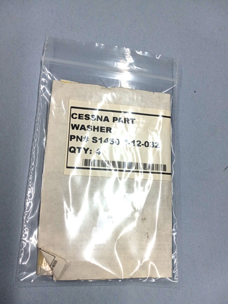 CESSNA Part # S1450-4-12-032 WASHERS (4/PACK)