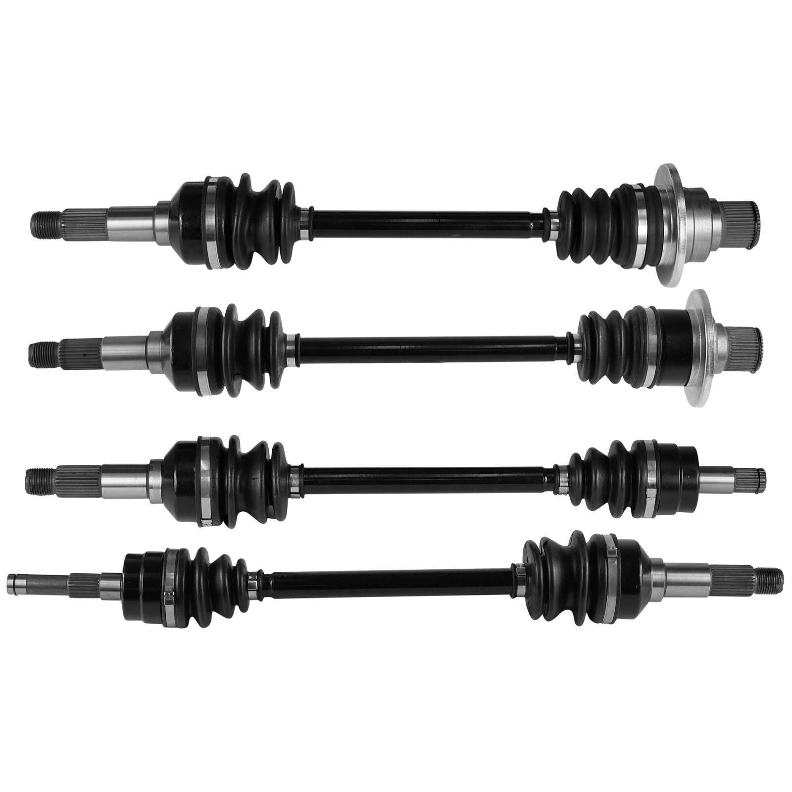 Front Rear Left Right Complete Axles for Yamaha Rhino 660 YXR660F 4WD 2006 2007