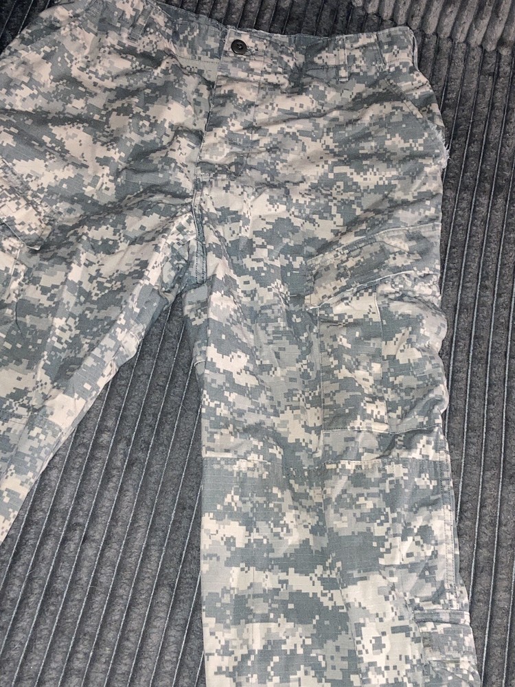 US Army Combat Uniform Trouser Cargo Pants ACU Camo Medium Regular (A)
