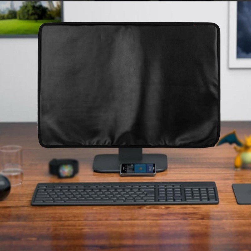 Lightweight Dustproof Computer Sleeve Three Storage Pockets for 24inch Device