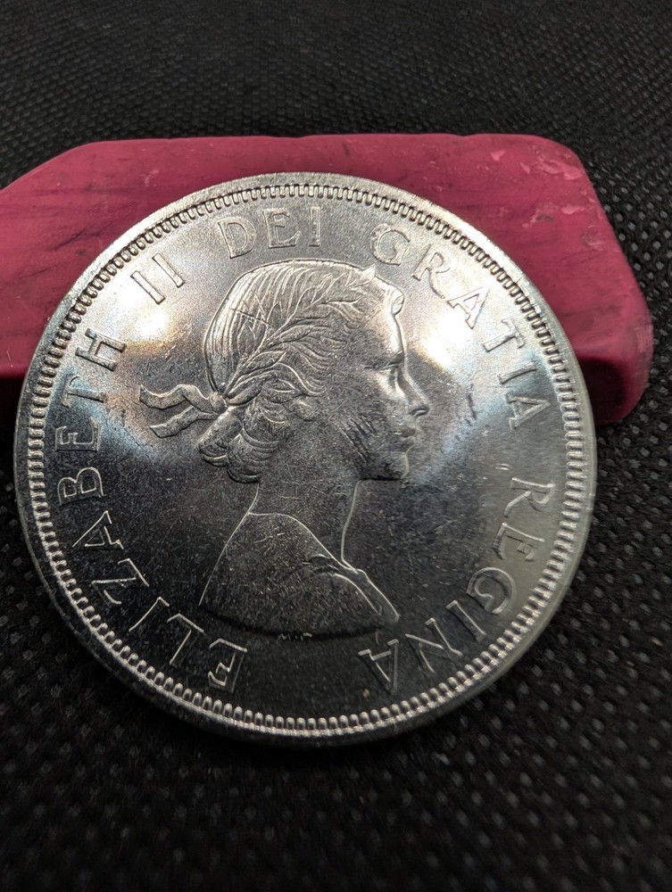 1964 Canada Silver Dollar %80