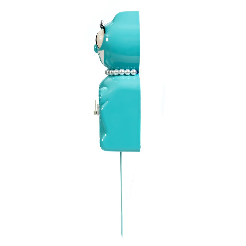 Vibrant Blue Turquoise Lady Kit-Cat Small,