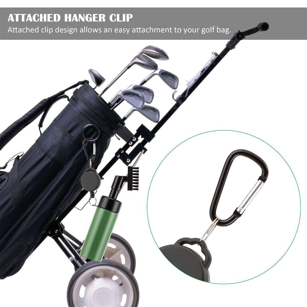 Golf Club Brush Tool Kit Groove Cleaner Cleaning Tool With Spray Water Bottle