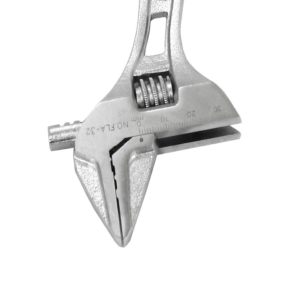 Tools Fls32gf Short Adjustable Wrench With Grip