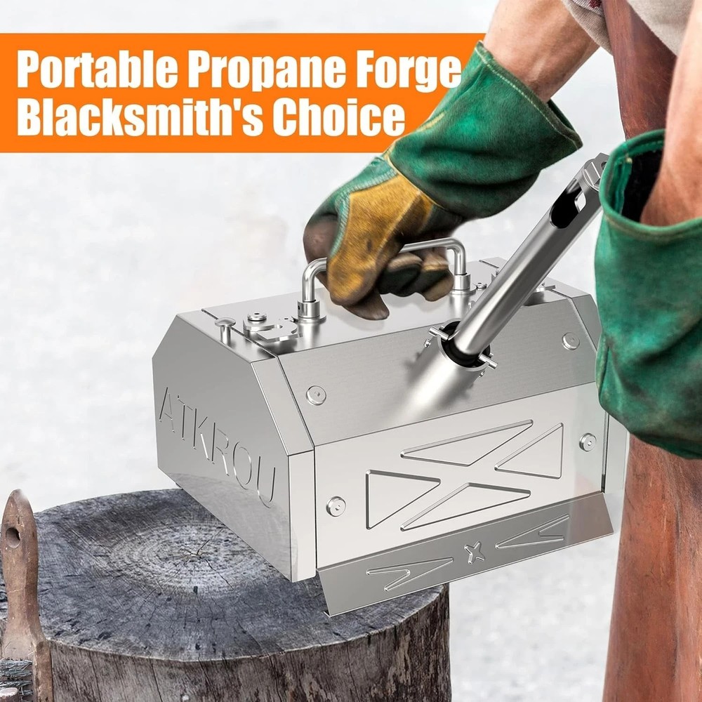 Single Burner Propane Forge for Home＆Professional, Gas Forge-Efficient Heating