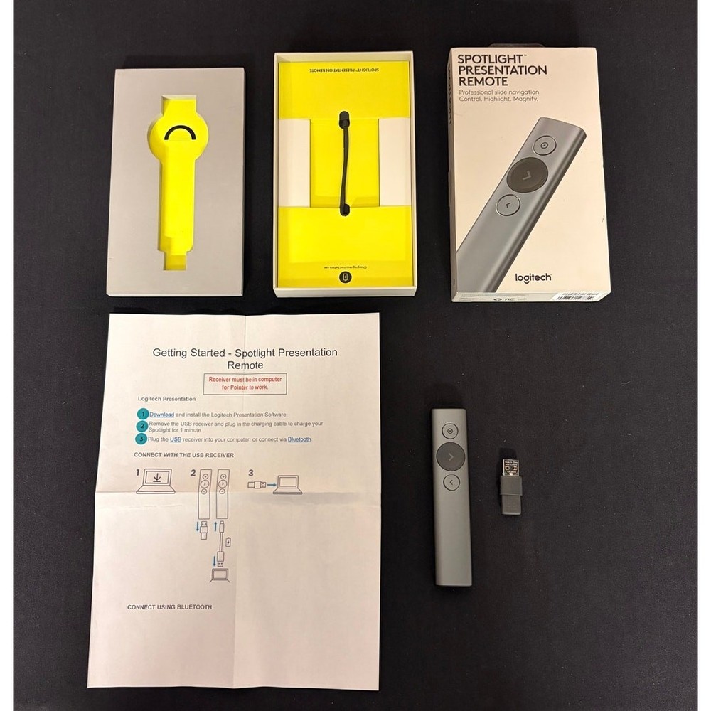 Logitech Spotlight Presentation Remote professional slide navigation Highlight