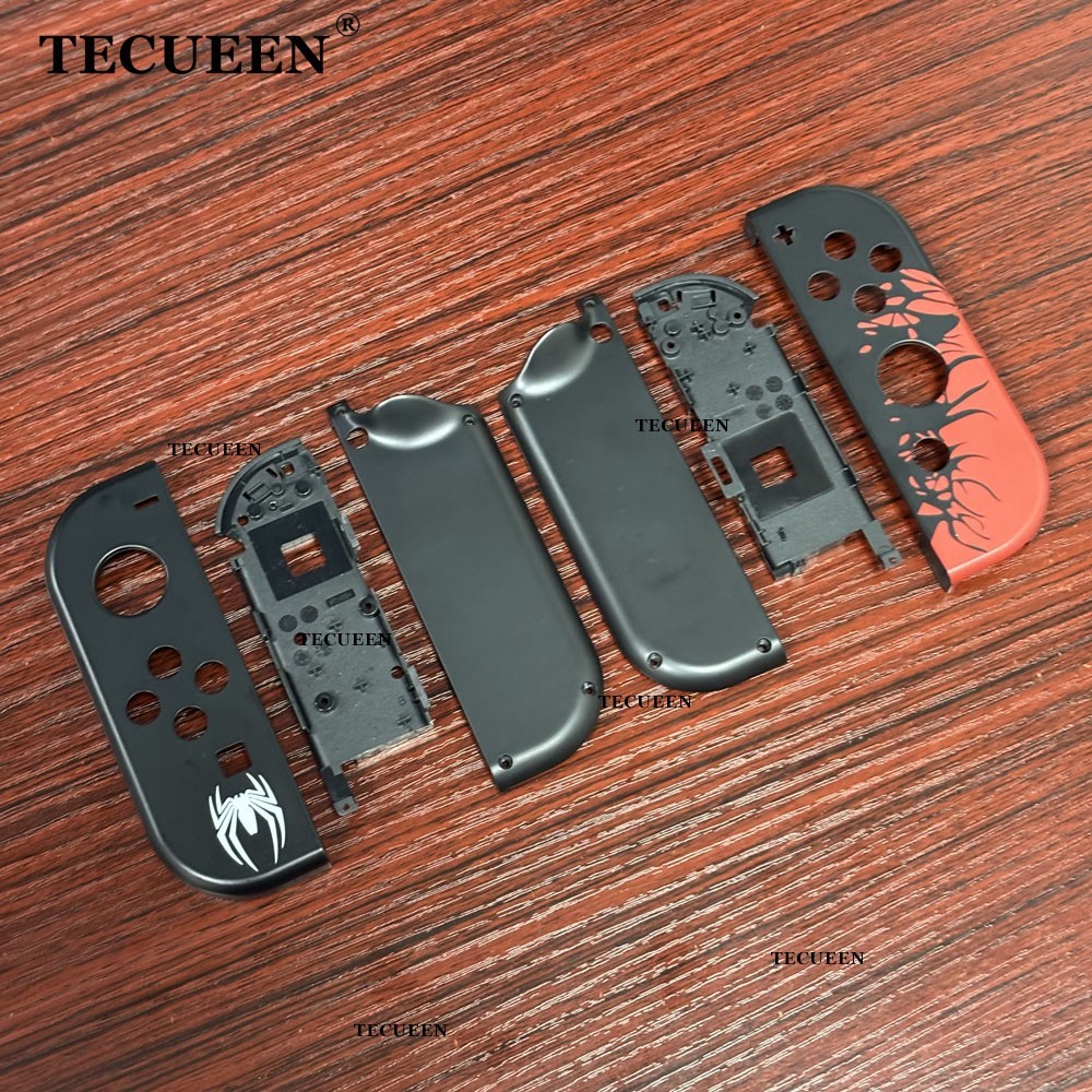 Spider Theme Replacement Housing Shell for Nintendo Switch NS/OLED Joy-Con DIY
