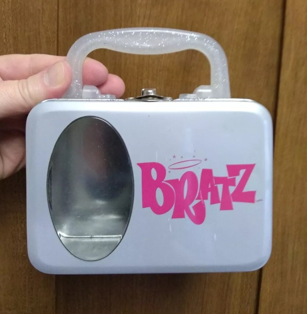 2003 bratzpack mini lunchbox container metal