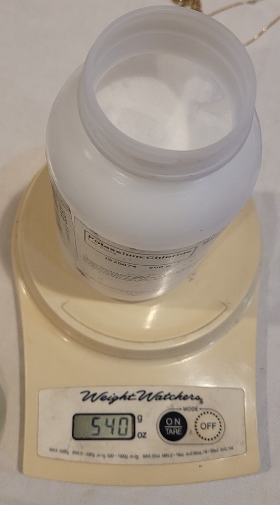 Potassium Chloride, 500g, Flame Colors (violet)