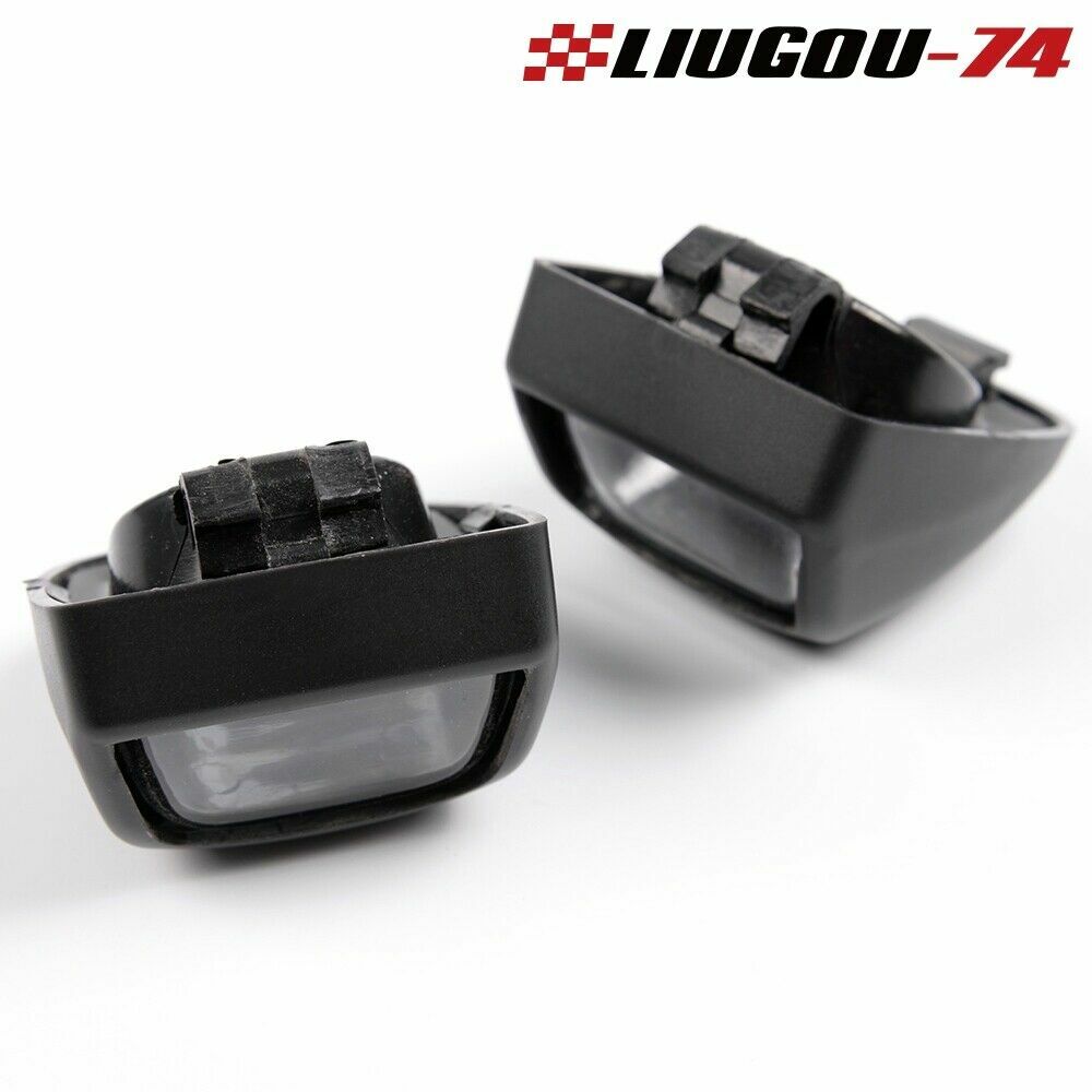 License Plate Light Lamp Pair Set Of 2 Lh & Rh Textured Fit For Chevy GMC USA