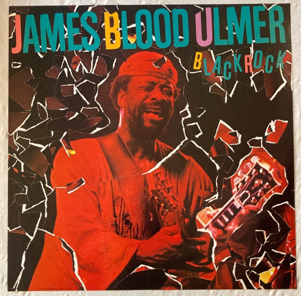 James Blood Ulmer 1982 Promo Poster Black Rock Jazz Blues Free Funk Guitar