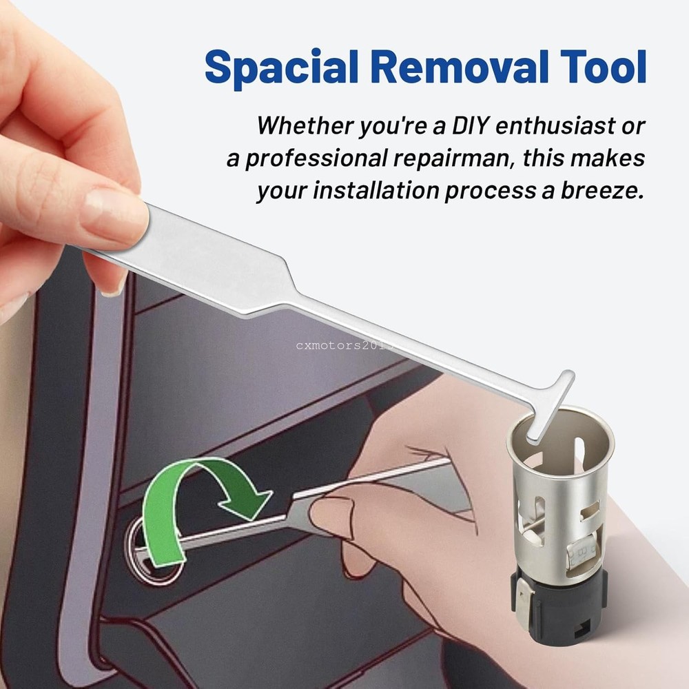 Cigarette Lighter Socket Replace 56457 For Cadillac Escalade ESV EXT 2003-2011