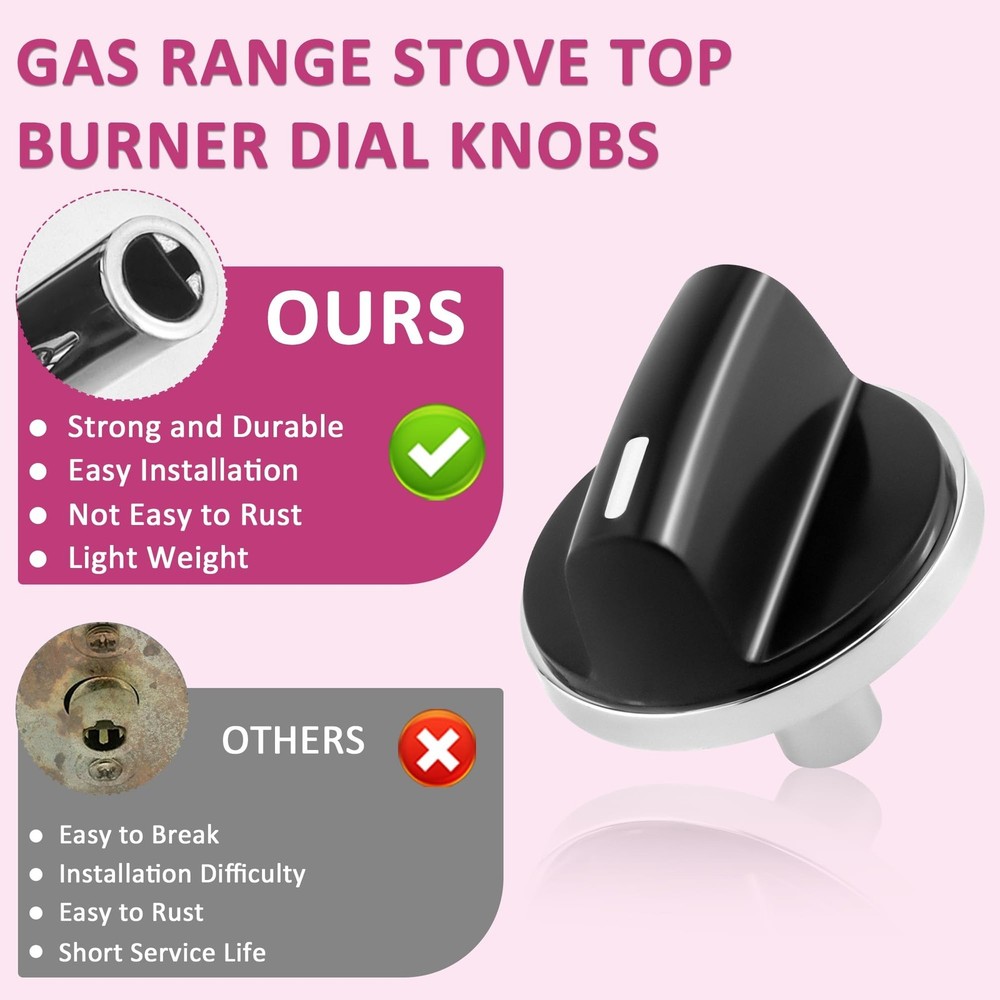 650847 Knob Cooktop Stove Replacements Compatible for Bosch Stove Knobs Repla...