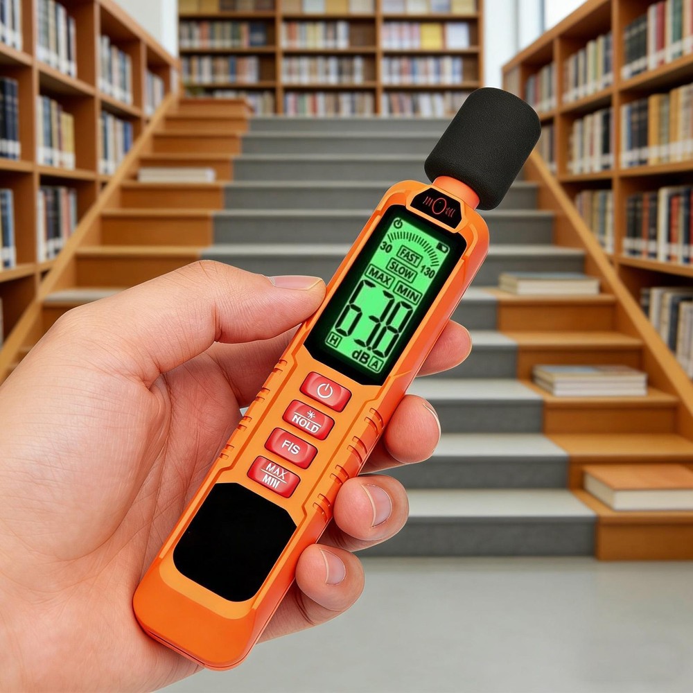 Handheld Digital Sound Level Meter Decibel Meter 30-130dB Range SPL Pressure