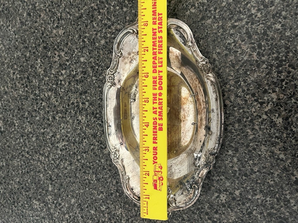 Int’l Silver Co Small Serving Dish Silverplate Antique