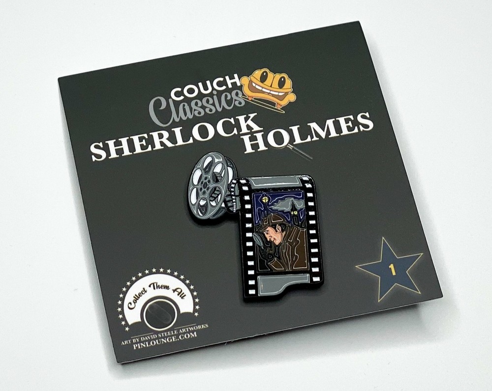 Sherlock Holmes Enamel Pin