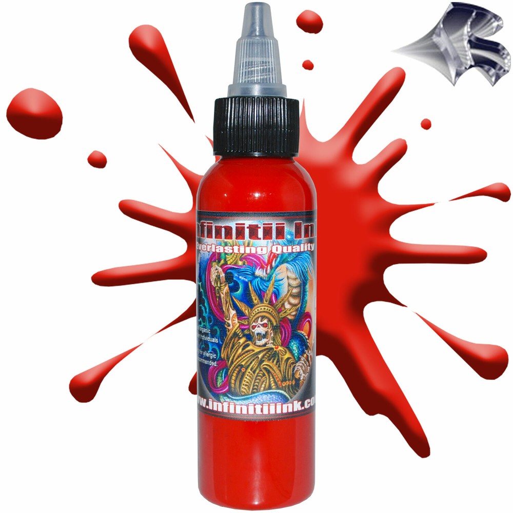 Infinitii Bright Red Tattoo Ink 2 oz