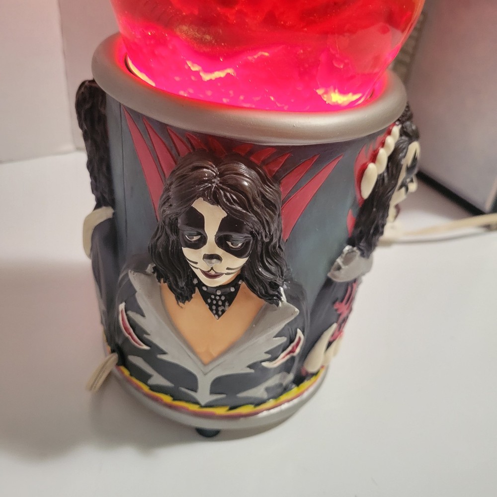 KISS Lava Lamp - 1999 Vintage Rock Band Rare Limited Edition Spencers