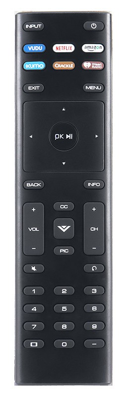 New XRT136 for Vizio Smart TV Remote Control with VUDU Netflix Amazon 6 Keys