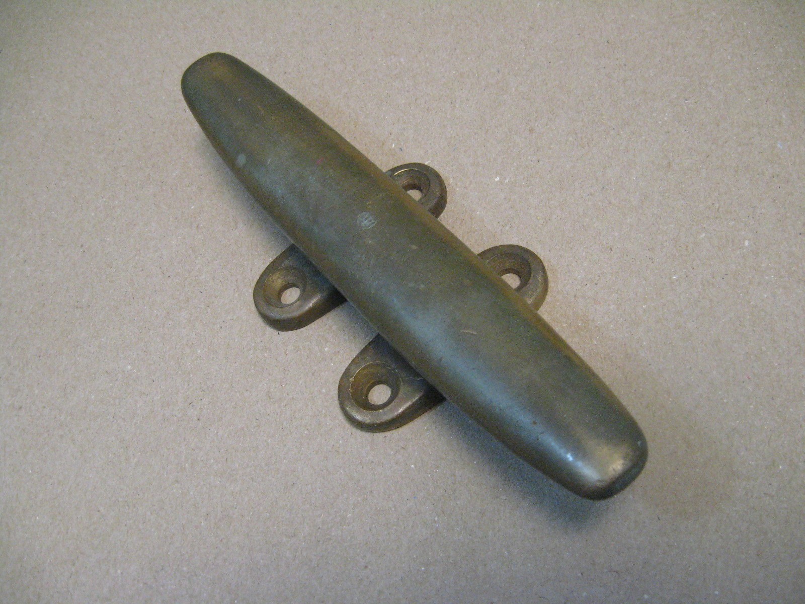 Antique Vtg 7" Solid Bronze Merriman Boat Sailboat Marine Mooring Cleat