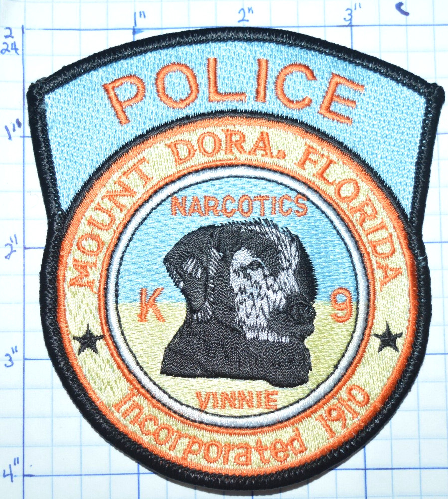 FLORIDA, MOUNT DORA POLICE DEPT NARCOTICS K9 PATCH