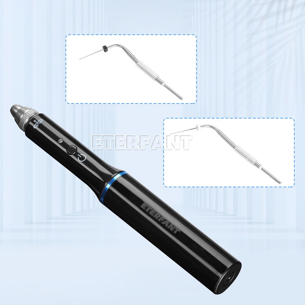 ETERFANT Dental Gutta Percha Obturation System Wireless Endo Heated Pen+2Tips