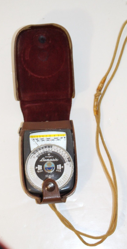 Gossen Lunasix Light Meter w Case