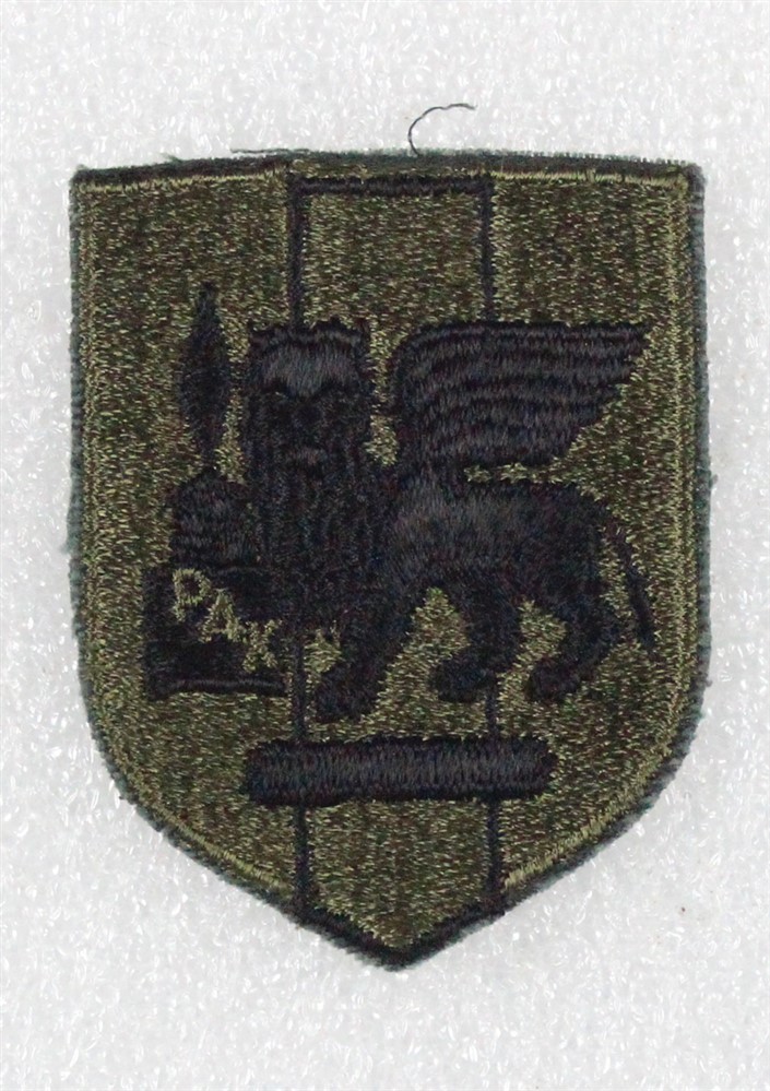 Army Patch: Southern European Task Force - subdued, cut edge