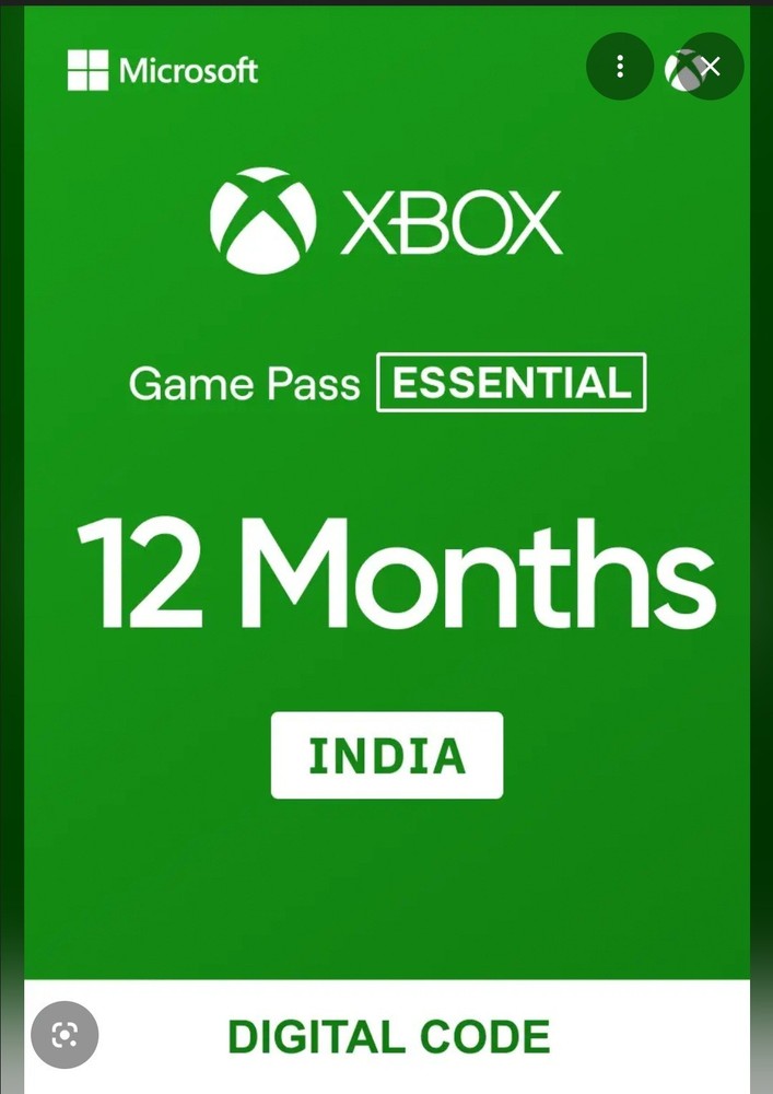 Microsoft Xbox Game Pass Core 12 month Member India Restricted Read Description
