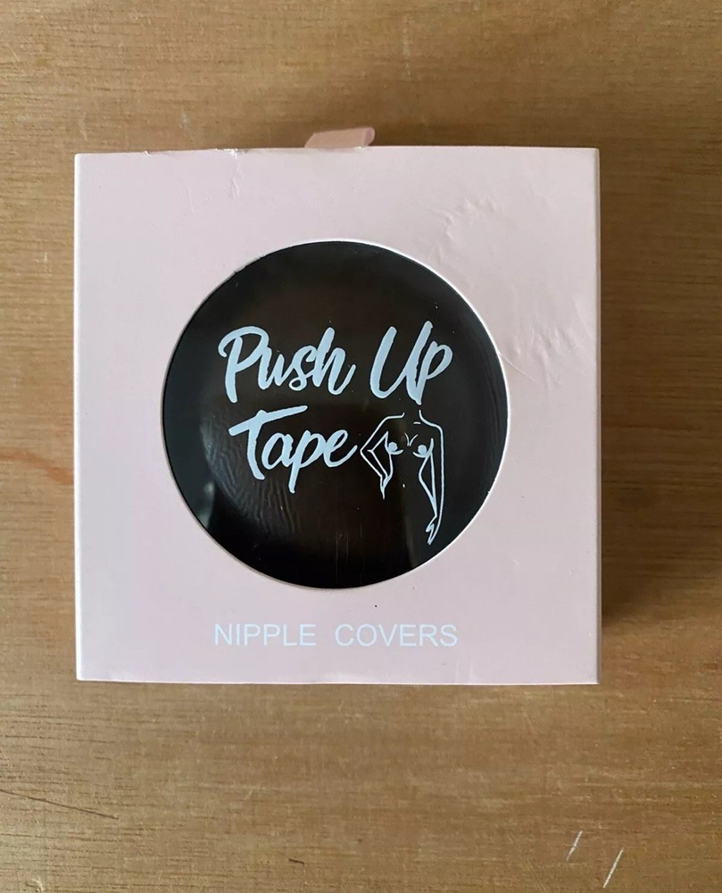 PUSH UP TAPE NIPPLE COVERS DARK 2 PAIRS**NEW**