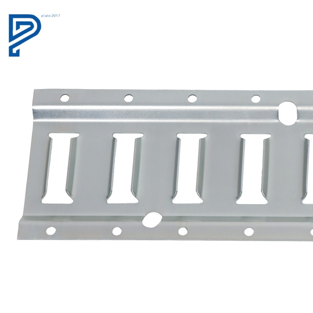 32 Pack 8' E Track Tie Down Rail Kit Galvanized Horizontal Secure Load Silver