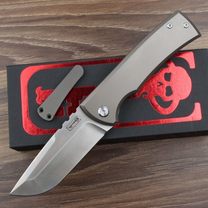 8'' New FoldingTools M390 Blade TC4 T4C Handle Camping Tools VTF107