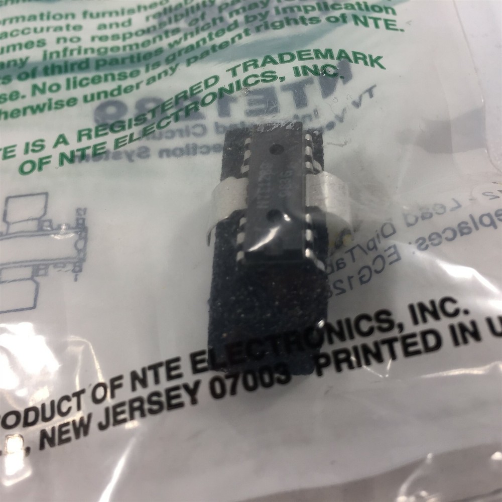 (1) NTE ECG NTE1289 Integrated Circuit TV Vertical Deflection System