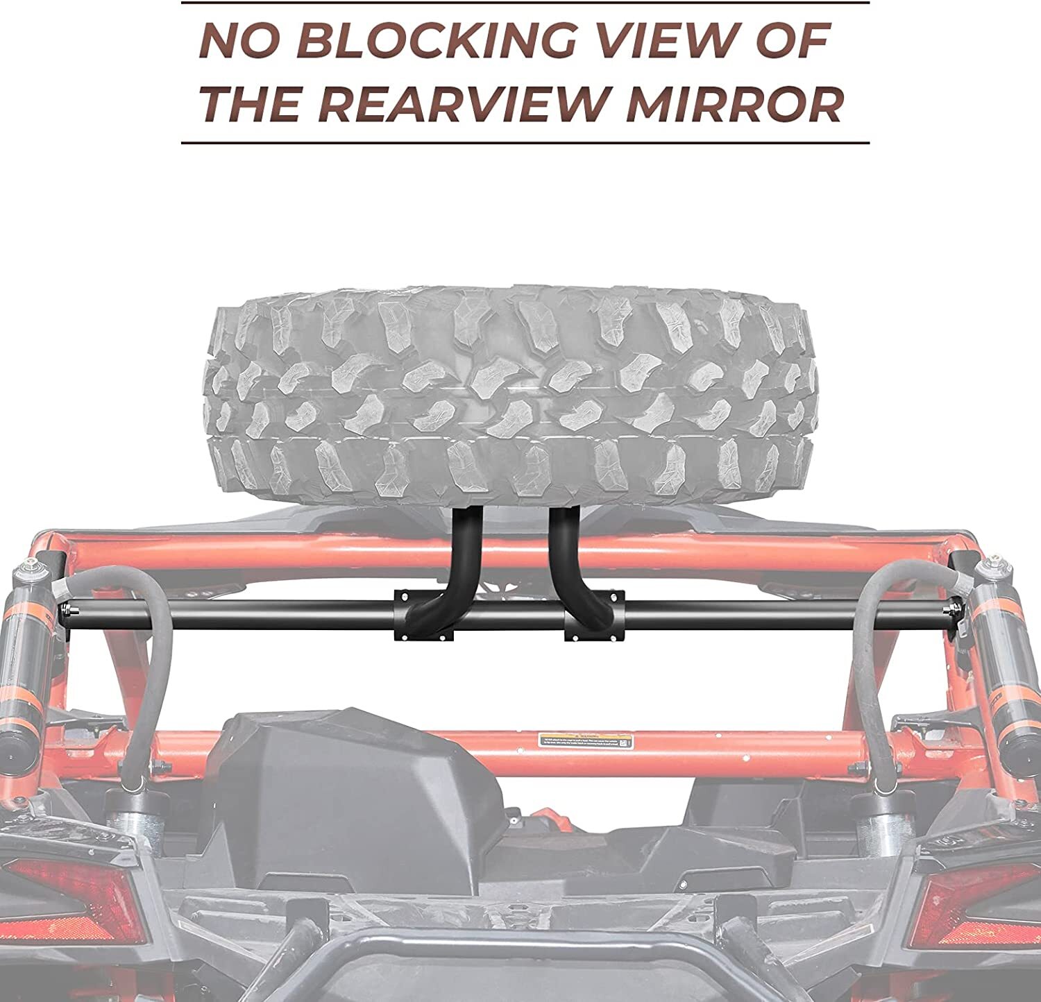 For Can Am Maverick X3 /Max /Turbo/R UTV Spare Tire Carrier Mount Rack 2017-2024