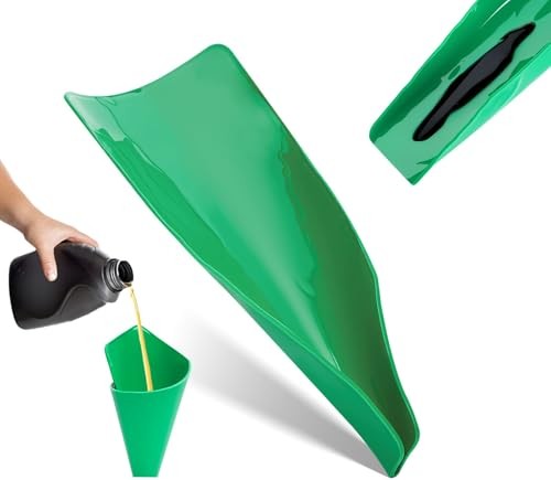 Reusable Flexible Oil Drain Funnel Form a Foldable Bendable Flex Funnel for