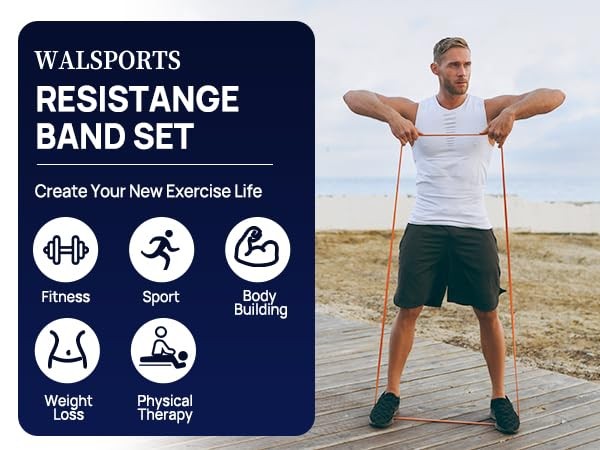 Resistance Bands, Pull Up Assist Bands - Workout Eexercise 5 colors