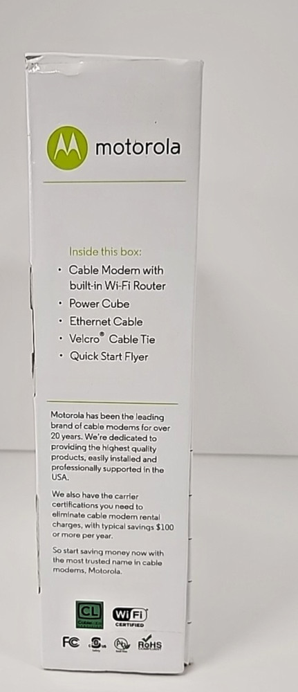 Motorola Cable Modem plus N450 Router