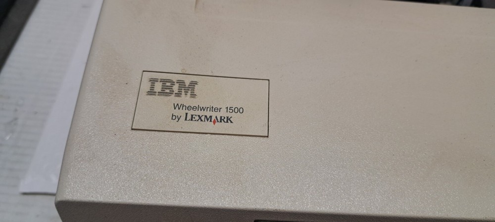 IBM wheelwriter 1500 by Lexmark COMPLETE KEY SET