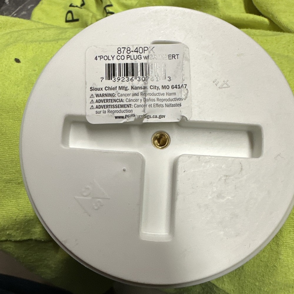 4 “Dia. Recessed Poly Plugin.