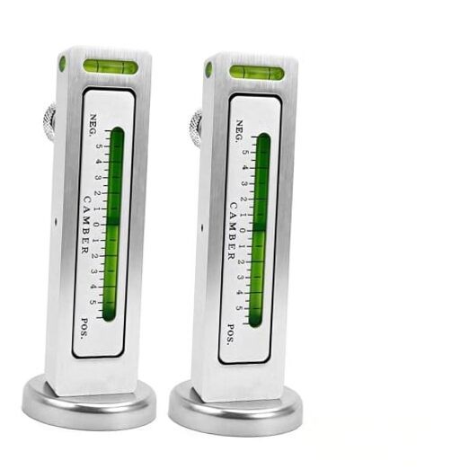 2 Pack Adjustable Magnetic Gauge Tool, Universal Aluminum 2 Pack - Silver