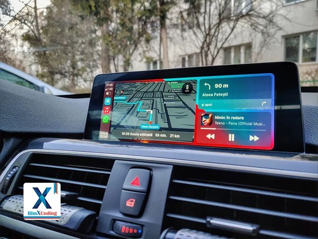 BMW NBT EVO iD4 to iD6 flash upgrade with CarPlay Full Screen