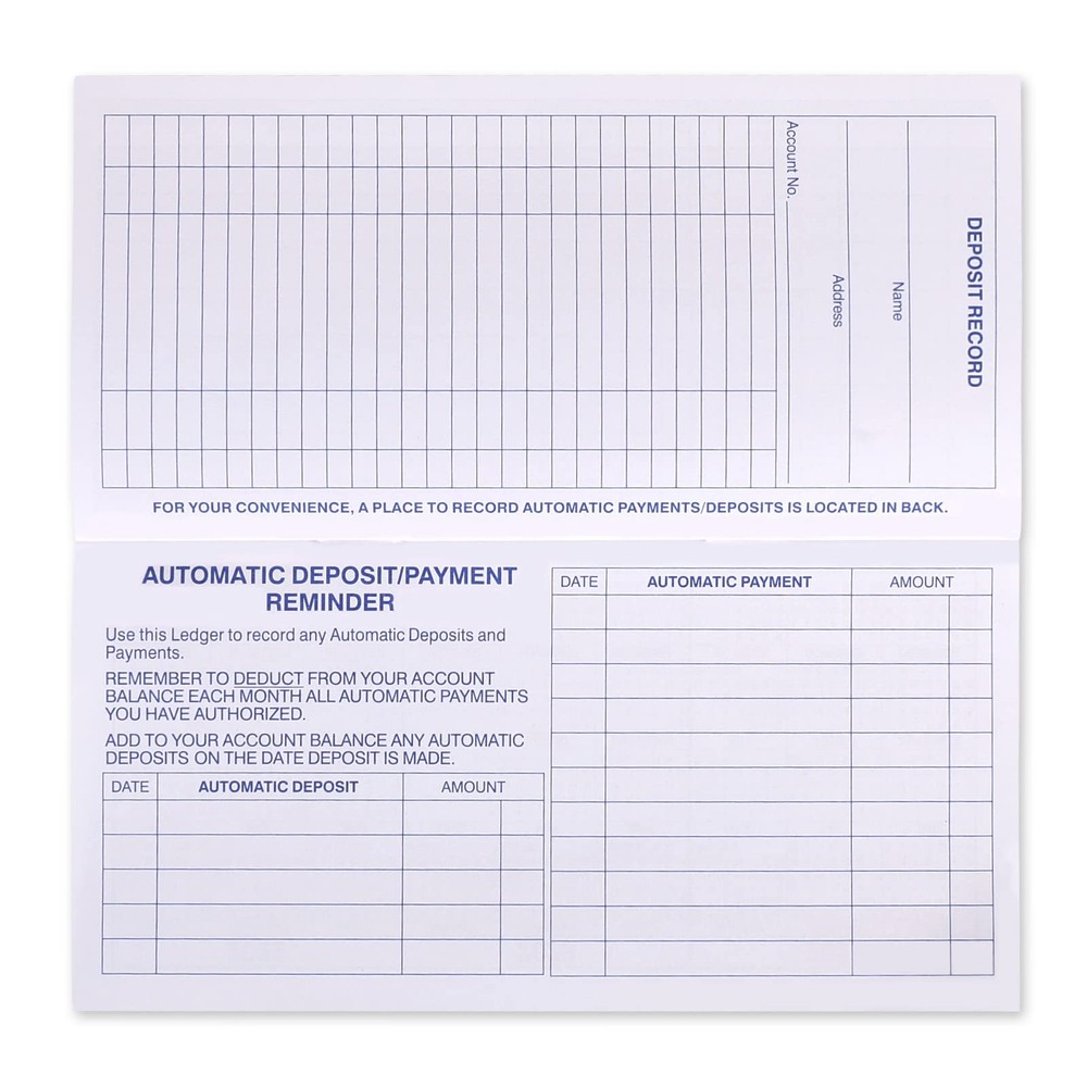 24 PCS Check Registers for Personal Checkbook, Easy to Read Checkbook...