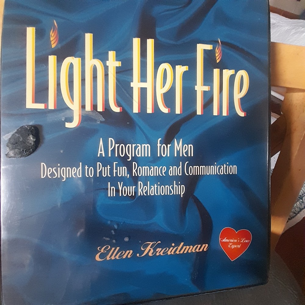 Self Help Program For Men  (LIGHT HER FIRE) Opened Box W/6 tapes, Intro Workbook
