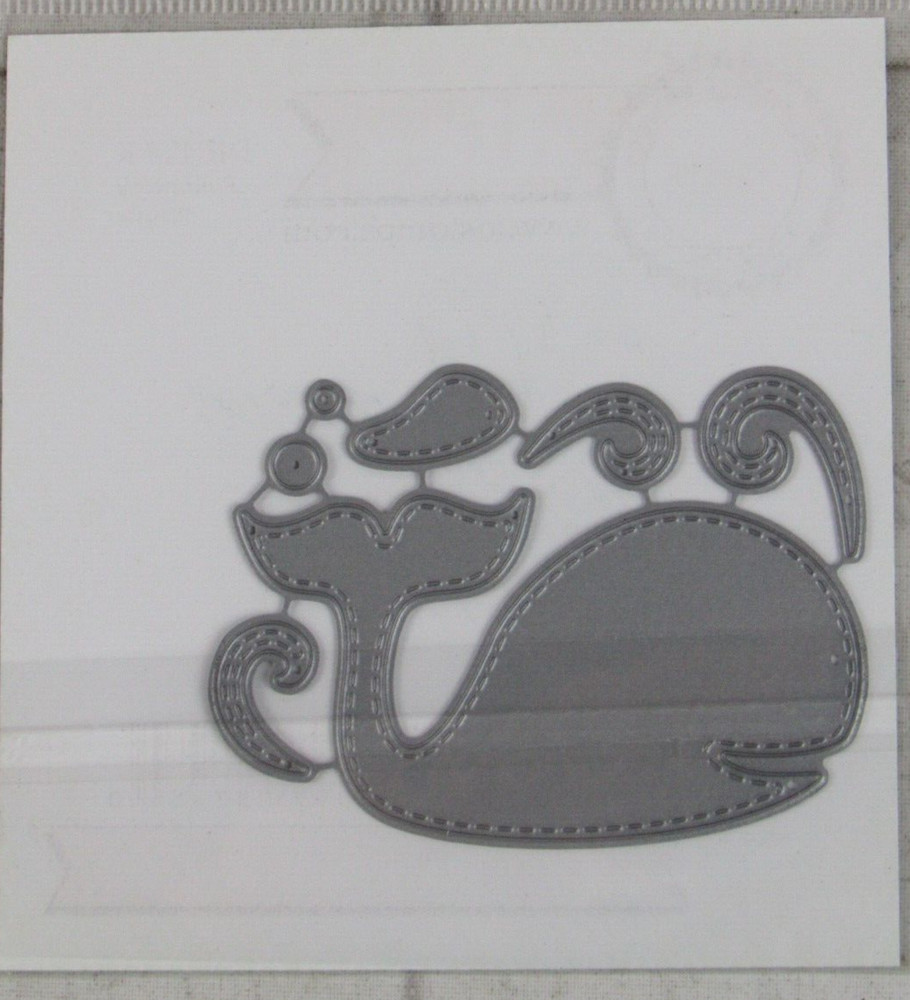 Impression Obsession Patchwork Whale Die Cut, DIE424-K