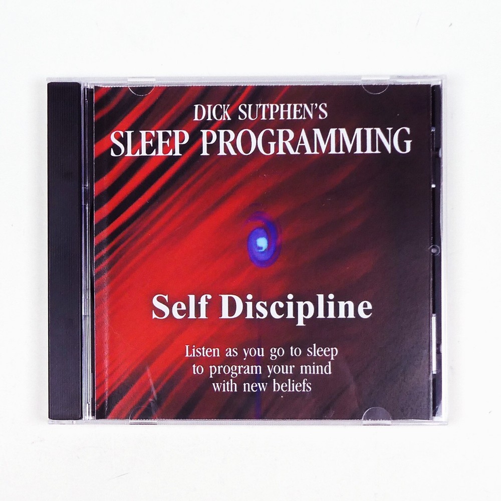 SELF DISCIPLINE Sleep Programming Hypnosis CD Dick Sutphen Control motivation