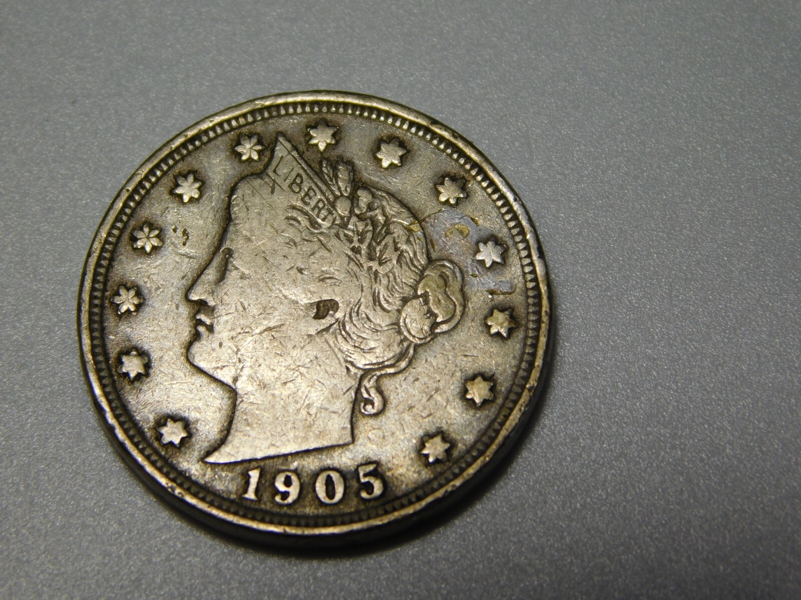 US COIN 1905 LIBERTY HEAD V NICKEL