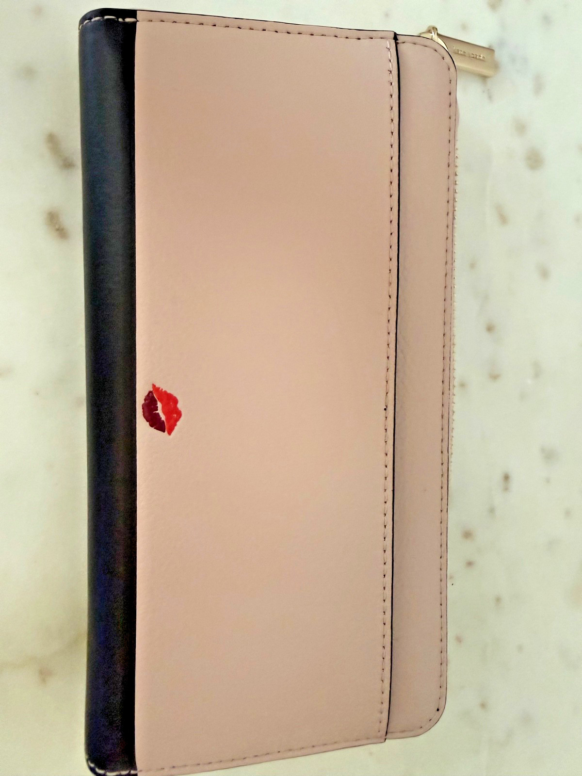 Kate Spade X Disney Minnie Mouse Wallet, applying her lipstick, A+dorable :-) !!