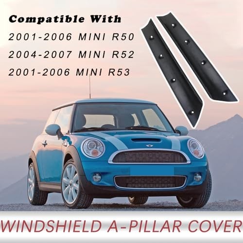 Windshield A Pillar Trim Molding () | Compatible with Mini Cooper R50 1 Pair
