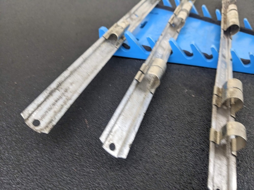 Snap-on Metal Socket Rack Rail Lot USA