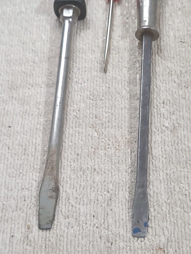 SNAP ON SSD6 FLAT & Pocket SCREWDRIVER, Mac Tools Wood Handle Tool Set